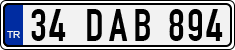 License plate of Turkey, Regular plates