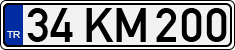 License plate of Turkey, Regular plates
