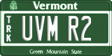 Vermont, Vanity Plates