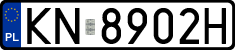 License plates of Poland, Regular car plates