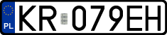 License plates of Poland, Regular car plates
