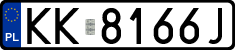 License plates of Poland, Regular car plates