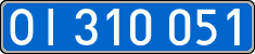 License plates of Spain, Diplomatic