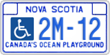 Nova Scotia, Vehicles for disabled persons (1A-23)