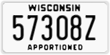 Wisconsin, Apportioned (12345A)