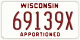 Wisconsin, Apportioned (12345A)