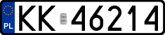 License plates of Poland, Regular car plates