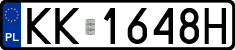 License plates of Poland, Regular car plates