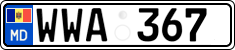 License plate of Moldova, Cars (2015)