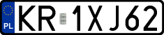 License plates of Poland, Regular car plates