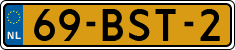 License plate of the Netherlands, Heavy Commercial Vehicles (1994 system)