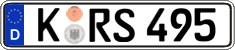 German license plate, Regular plates