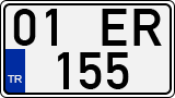 License plate of Turkey, Regular plates