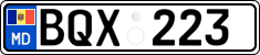 License plate of Moldova, Cars (2015)