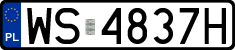 License plates of Poland, Regular car plates
