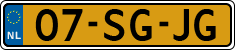 License plate of the Netherlands, Cars