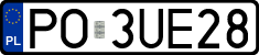 License plates of Poland, Regular car plates