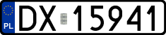 License plates of Poland, Regular car plates