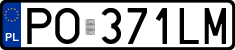 License plates of Poland, Regular car plates