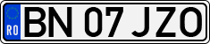 License plate of Romania, Regular plates