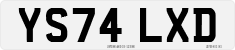 License plate of the United Kingdom, 2001 year system