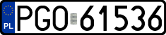 License plates of Poland, Regular car plates