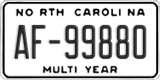 North Carolina, Multi Year (AB-12345)