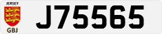 License plate of Jersey, Regular plates (J123456)