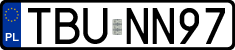 License plates of Poland, Regular car plates