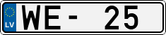 License plate of Latvia, Regular car plates