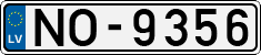 License plate of Latvia, Regular car plates