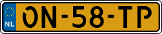 License plate of the Netherlands, Semi-trailers