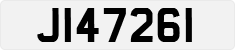 License plate of Jersey, Regular plates (J123456)