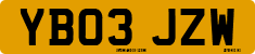 License plate of the United Kingdom, 2001 year system