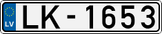 License plate of Latvia, Regular car plates
