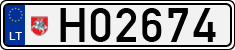 License plate of Lithuania, Oldtimers