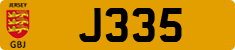 License plate of Jersey, Regular plates (J123456)