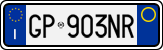 License plate of Italy, Cars (1994 year series)
