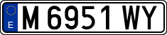 License plates of Spain, 1971 year series