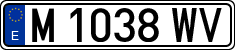 License plates of Spain, 1971 year series