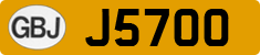 License plate of Jersey, Regular plates (J123456)