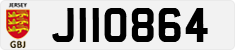 License plate of Jersey, Regular plates (J123456)