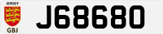 License plate of Jersey, Regular plates (J123456)