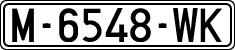 License plates of Spain, 1971 year series