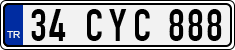 License plate of Turkey, Regular plates
