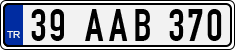 License plate of Turkey, Regular plates
