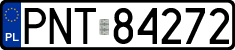 License plates of Poland, Regular car plates
