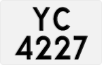 License plate of Hong Kong, AB 1234