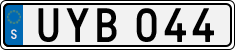 License plate of Sweden, Regular plates