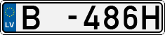 License plate of Latvia, Trailers